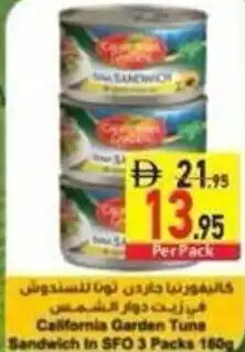 Safeer Market California Garden Tuns Sandwich In SFO offer