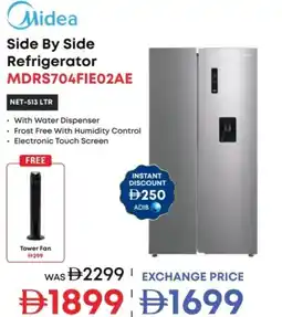 Emax Midea Side By Side Refrigerator MDRS704FIE02AE offer