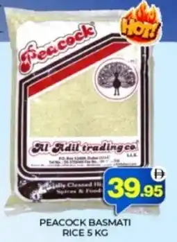 Al Adil Peacock basmati rice offer