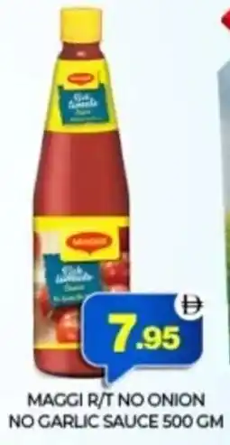 Al Adil Maggi r/t no onion no garlic sauce offer