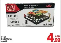 Day To Day 3 in 1 Ludo Game Asstd offer