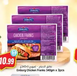 Almaya supermarket Emborg Chicken Franks offer