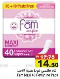 Aswaq Ramez Fam maxi 40 feminine pads offer