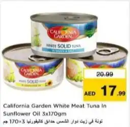 Nesto California Garden White Meat Tuna In Sunflower Oil offer
