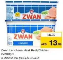 Nesto Zwan Luncheon Meat Beef/Chicken offer
