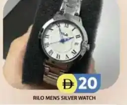 Grand Hyper Market Rilo mens silver watch offer