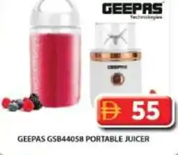 Grand Hyper Market Geepas gsb44058 portable juicer offer