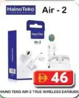 Grand Hyper Market Haino teko air-2 true wireless earbuds offer