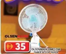 Grand Hyper Market Olsenmark omf1798 table&clip fan 8 offer