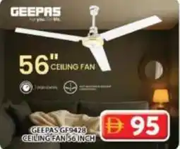Grand Hyper Market Geepas gf9428 ceiling fan offer