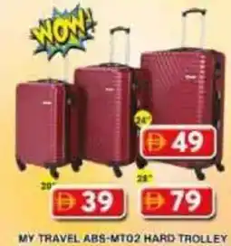 Grand Hyper Market My travel abs-mt02 hard trolley offer