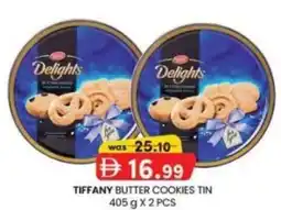 KM Trading Tiffany butter cookies tin offer