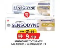KM Trading Sensodyne toothpaste multi care+whitening offer