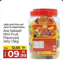 Kenz Hypermarket Ace Sabaah Mini Fruit Flavoured Jelly offer