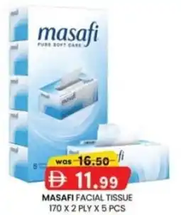 KM Trading Masafi facial tissue offer