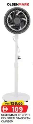 KM Trading Olsenmark 18" 3-in-1 industrial stand fan OMF1800 offer