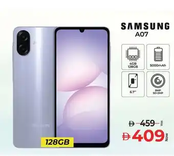 Kenz Hypermarket Samsung A07 offer
