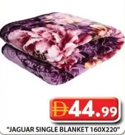 Grand Hyper Market Jaguar single blanket offer