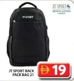 Grand Hyper Market Jt sport back pack bag offer