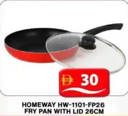 Grand Hyper Market Homeway hw-1101-fp26 fry pan with lid offer