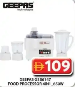 Grand Hyper Market Geepas food processor offer