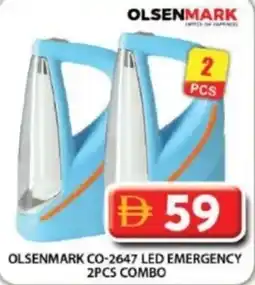 Grand Hyper Market Olsenmark led emergency 2pcs combo offer