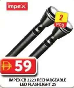 Grand Hyper Market Impex rechargeable led flashlight 25 offer