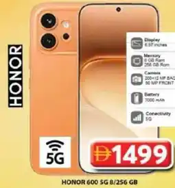 Grand Hyper Market Honor 600 5G 8/256 GB offer