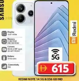 Grand Hyper Market Redmi Note 14 5G 8/256 GB IND offer