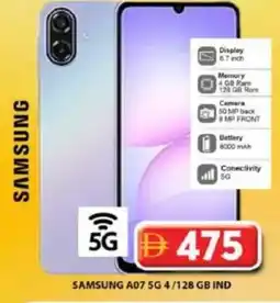 Grand Hyper Market SAMSUNG A07 5G 4/128 GB IND offer