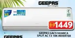 Grand Hyper Market GEEPAS GACS1828RCA SPLIT AC T3 18K INVERTER offer