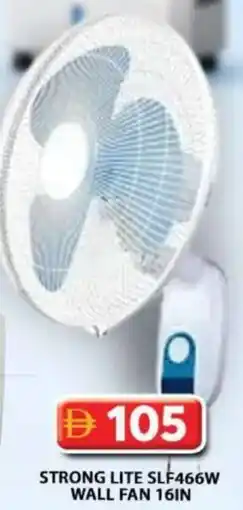 Grand Hyper Market STRONG LITE SLF466W WALL FAN 16IN offer