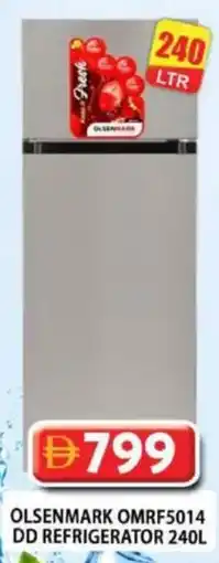 Grand Hyper Market OLSENMARK OMRF5014 DD REFRIGERATOR 240L offer