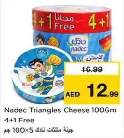 Nesto Nadec triangles cheese offer