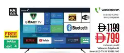 Nesto Videocon edgelss 4k smart led tv 55' e55el1100 offer