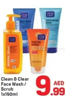 Day To Day Clean & Clear Face Wash/ Scrub offer