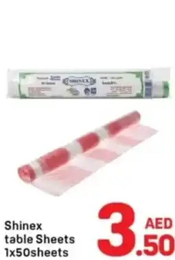 Day To Day Shinex table Sheets offer