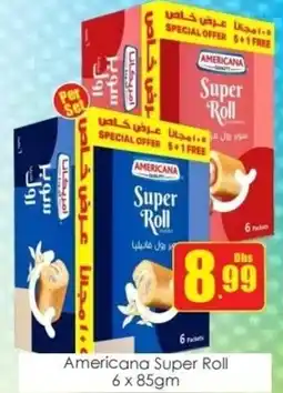 Amber Americana super roll offer