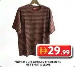 Grand Hyper Market French cuff mh5sts-ff430 mens hs t shirt 5 sleve offer
