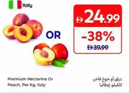 Carrefour Premium Nectarine Or Peach offer