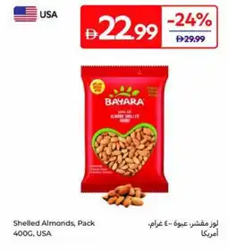 Carrefour Shelled Almonds Pack offer