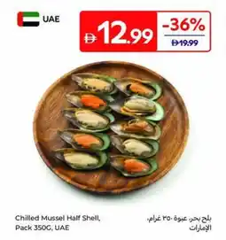 Carrefour Chilled Mussel Half Shell Pack offer