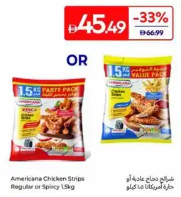 Carrefour Americana Chicken Strips Regular or Spircy offer