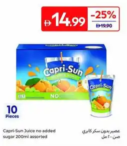 Carrefour Capri-Sun Juice no added sugar offer