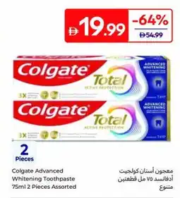 Carrefour Colgate Advanced Whitening Toothpaste offer