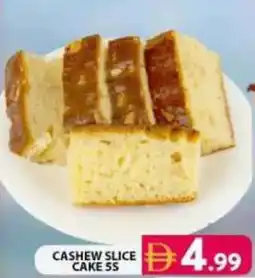 Grand Mall Sharjah Cashew slice cake 5s offer