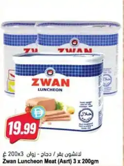 Almaya supermarket Zwan Luncheon Meat offer