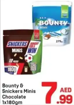 Day To Day Bounty & snickers minis chocolate offer