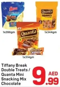 Day To Day Tiffany break double treats/ quanta mini snacking mix chocolate offer