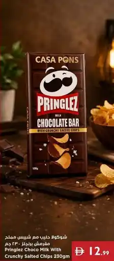 Istanbul Supermarket Pringlez Choco Milk With Crunchy Salted Chips offer